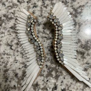 White Mignonne Gavigan Earrings